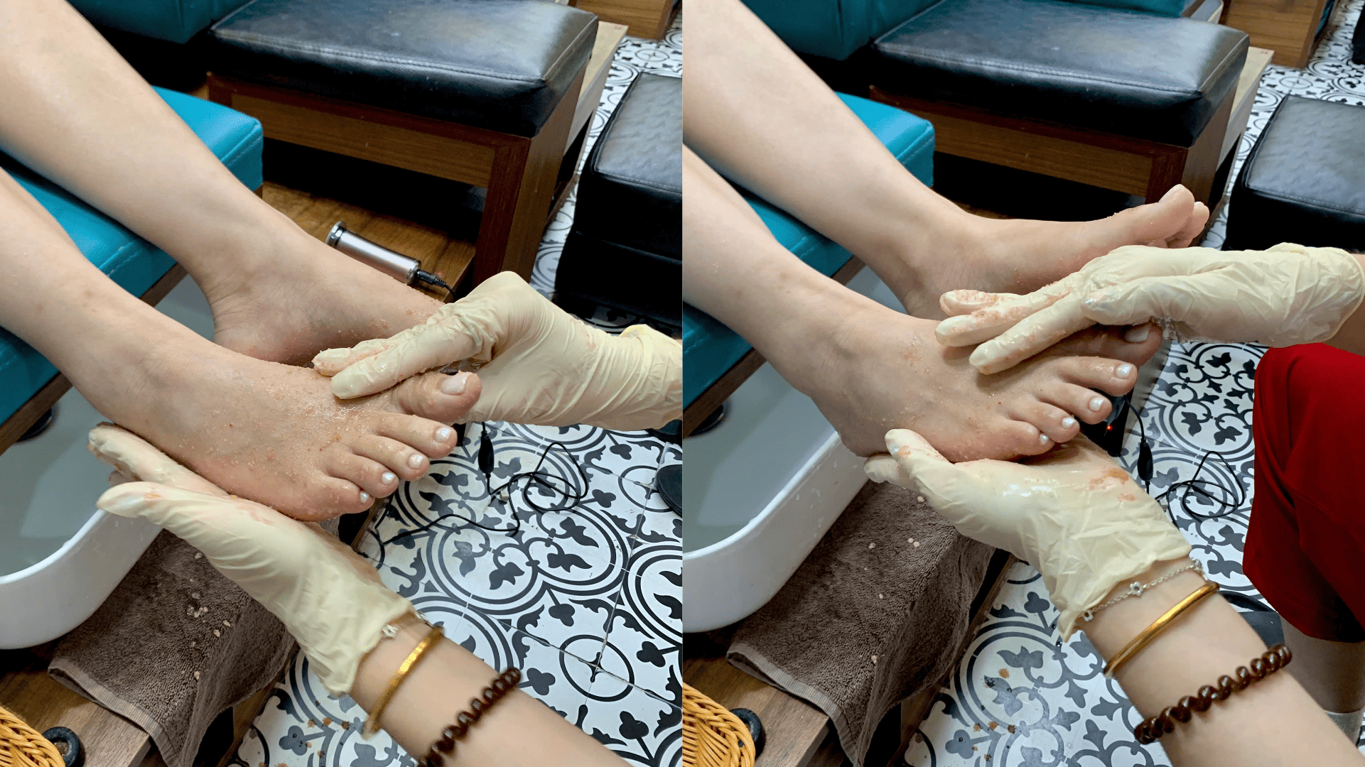 Thoa và làm sạch da bằng muối hồng Himalaya